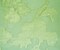 Light Green-Gold-Silver Nylon Metallic Floral Organza Woven Fabric By the Yard